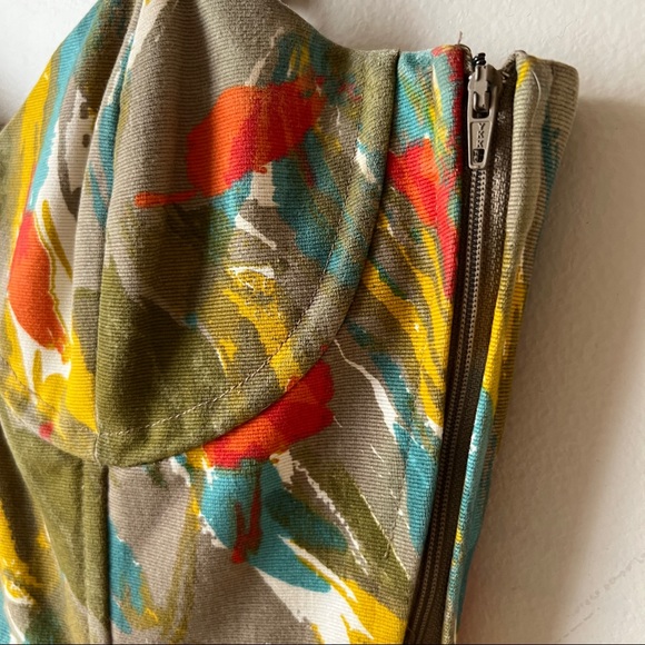 BB Dakota Art print dress with adjustable straps - Picture 4 of 11